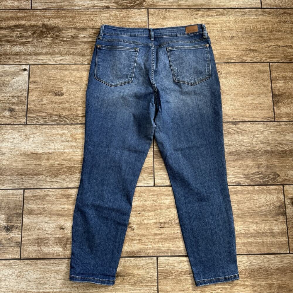 Judy Blue Jeans Size 31 Relaxed Fit Distressed Stretch - Picture 6 of 16
